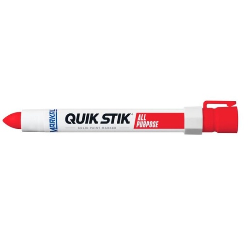 Solid paint marker Markal Quik Stik Paintstik 17mm, red
