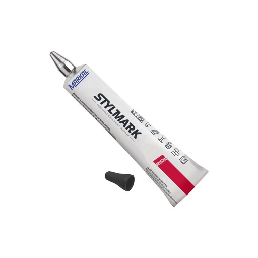 Marķieris - tūbiņa ar metāla rullīša vārstu MARKAL STYLMARK 3 mm , melns