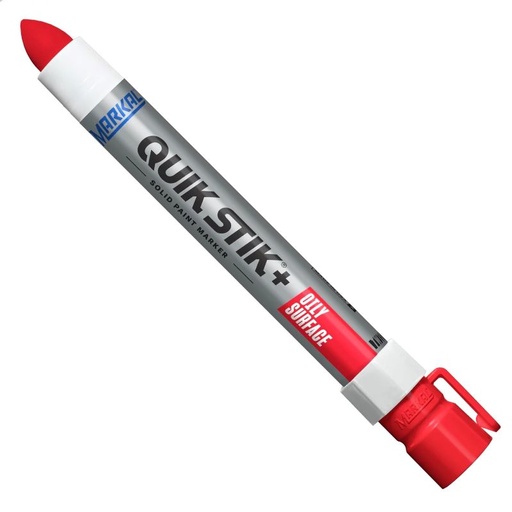 Tööstuslik tahkevärvi marker Markal QUIK STIK+ OILY SURFACE, PUNANE