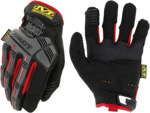 [MPT-52-008] Перчатки Mechanix M-Pact® 52 чёрный/kрасный S