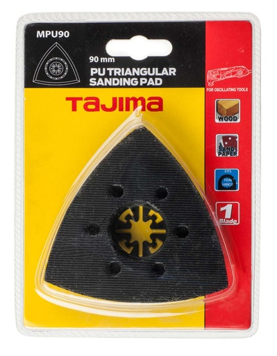 [MPU90-1] Multitool PU triangular sanding pad 90mm. For wood and paint