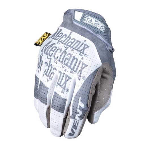 [MSV-00-009] Pirštinės MECHANIX SPECIALTY VENT, su skylutėmis ventiliacijai, baltos/pilkos M dydis. Velcro, dirbtinė oda