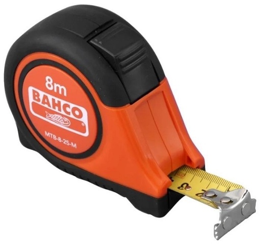 [MTB-8-25-M] Mērlente MTB 8m (platums 25mm) magn.