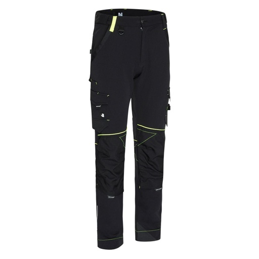 Darbo kelnės Nine Worths Sacha 1388 Black/Neon Yell, dydis 46
