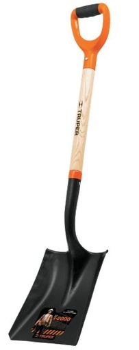 [PCY-P] Kühvel 25x51cm, puidust varrega, kahekomponentne D-käepide, 104cm Truper®