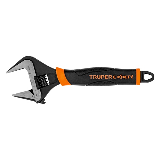[PET-8XA] Adjustable wrench with extra wide jaw, 200mm Truper Expert®