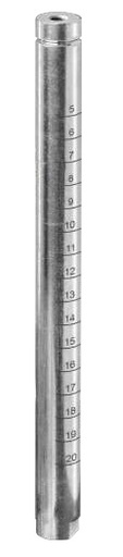 [PI19167] Suvirinimo stalo spaustuvo PIHER TCP strypas 40 x Ø22mm, M8, M6
