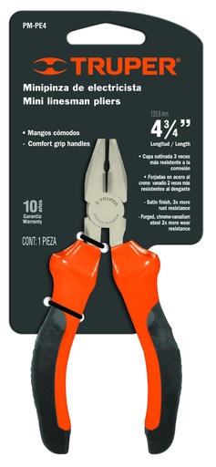 [PM-PE4] Mini combination pliers 120mm Truper®