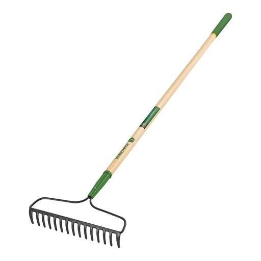 [R-15AM-X-JD] Kalts grābeklis ar koka rokturi, 166cm, 15 zobi John Deere®