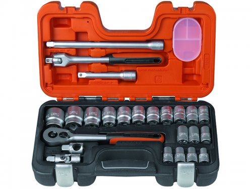[S240] Hex socket set 10-32mm 1/2" 24pcs