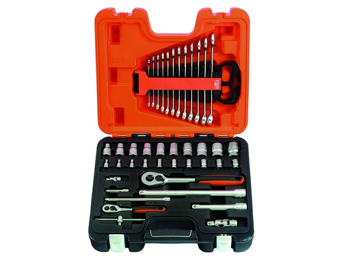 [S410] Socket and spanner set 1/4" & 1/2" 41pcs