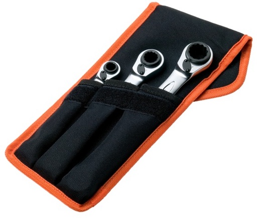[S4RM/3T] Ratcheting box spanner set 8x9-10x11, 12x13-14x15, 16x17-18x19mm 3 pcs