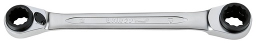 [S4RM-21-27] Ratcheting box wrench S4RM 21x22-24x27mm