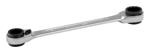 [S4RM-4-7] Ratchet wrench double flat