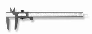 [SC206.606-x] Slankmatis Type 206 160mm/5" 1/10mm 1/16", matinis Scala