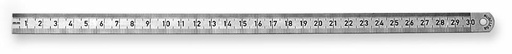 [SC497.207-x] Ruler 300x13x0,5mm stainless narrow type 497