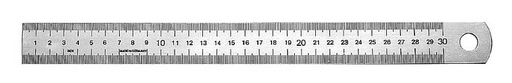 [SC498.214] Ruler 2000x30x1,0mm stainless type 498