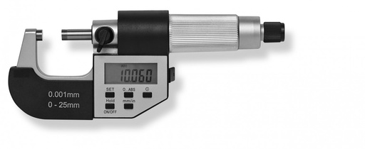 [SC536.501] Digitaalne mikromeeter 0-25mm / 0.001mm DIN 863