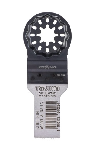 [SL183BIM] Multitööriista saetera bimetall 34x20mm, naeltega puidule, Starlock