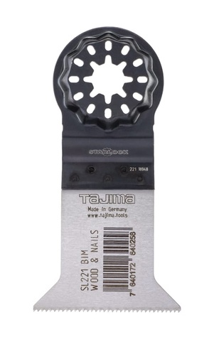 [SL221BIM] Multitool saw blade BiM 50x50mm, for wood with nails, Starlock