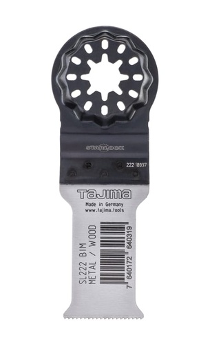 [SL222BIM] Daudzfunkcionāls zāģa asmens BiM 50x28mm, metālam un kokam, Starlock