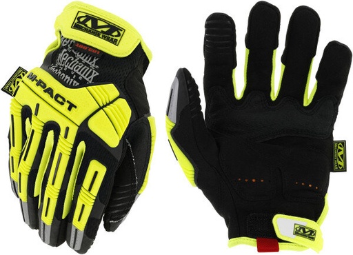 Cimdi  MECHANIX Hi-Viz M-Pact® E5, izmiers XL