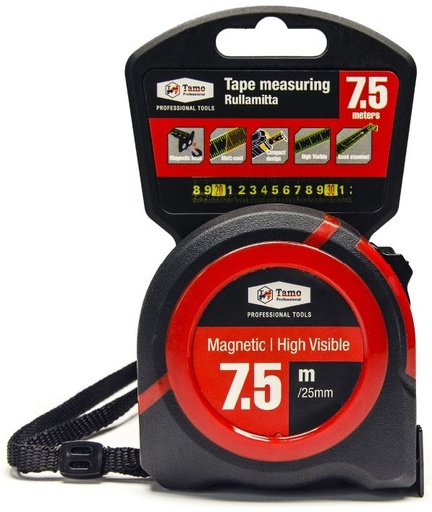[TAM163003] Magnetic measuring tape Tamoline, 7.5 x 25mm