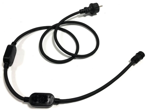 [TAM240112] 1,5 m elektros laidas su kištuku  LED juostai Tamoline, 1200W