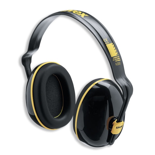 [UV2600200] Earmuffs K200. SNR: 28dB, black/yellow. Dielectric