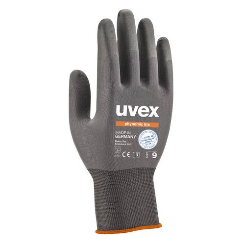 [UV6004009] Töökindad Uvex Phynomic Lite, hallid, suurus 9