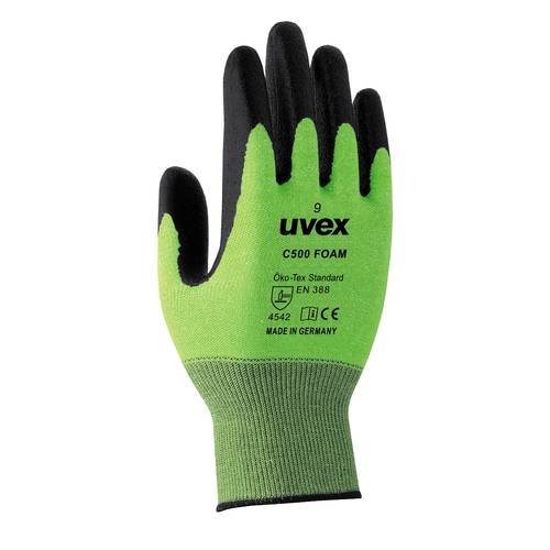 [UV6049409] Pirštinės Uvex C500 foam, 5 lygio neperpjaunamos, Dyneema®, bambukas, 9 dydis