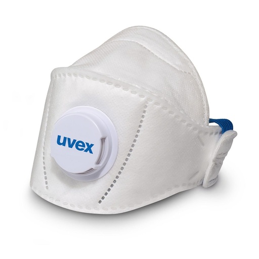 [UV8735111] Respiratorius Uvex silv-Air premium 5110+ FFP1, sulankstomas, su vožtuvu. Didesnė forma
