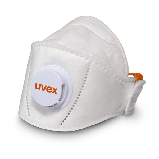 [UV8735211] Respiratorius Uvex silv-Air premium 5210+ FFP2, sulankstomas, su vožtuvu. Didesnė forma