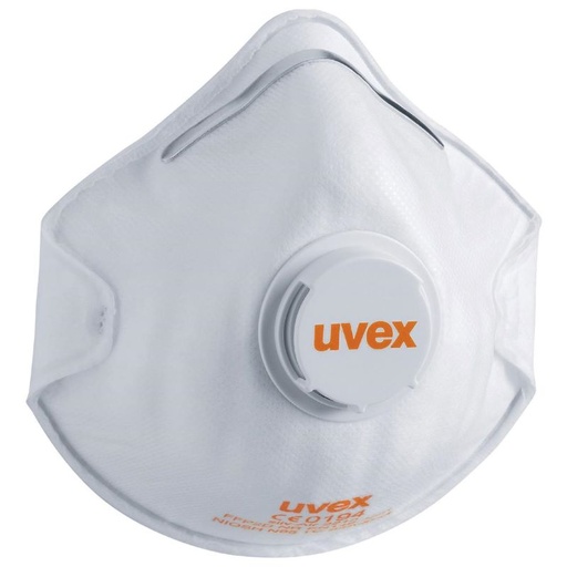 [UV8742211] Respiraator Uvex silv-Air classic 2210 FFP 2, eelvormitud klapiga, valge, 3 tk pakis