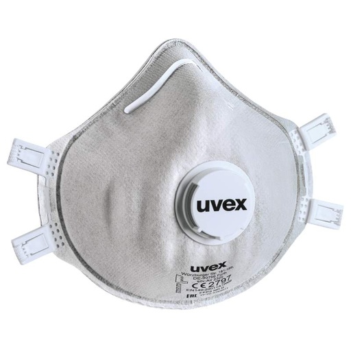 [UV8742320] Face mask silv-Air classic Carbon 2320 FFP3, preformed mask with valve, grey, 3 pcs retail pack