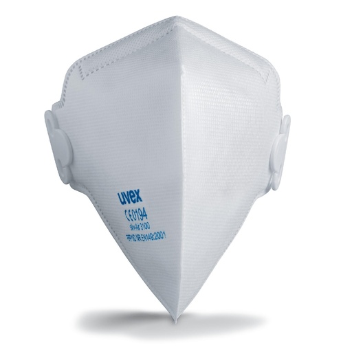 [UV8743100] Face mask silv-Air classic 3100 FFP 1, folding mask without valve, white, 3 pcs retail pack