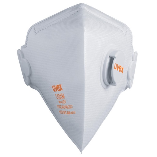 [UV8743210] Face mask silv-Air classic 3210 FFP2, folding mask with valve, white, 3 pcs retail pack