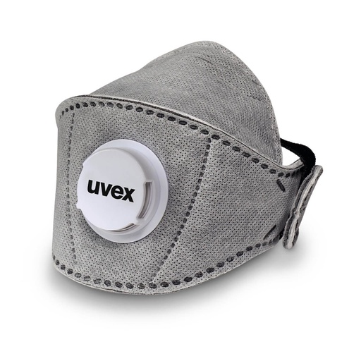 [UV8765321] Respiraator Uvex silv-Air Premium Carbon 5310+ FFP3, volditav klapiga, suurema suurusega