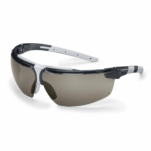 [UV9190281] Apsauginiai akiniai Uvex i-3 pilka linze, supravision excellence (nesibraižantys ir nerasojantys) padengimas, juodos/pilkos kojelės.