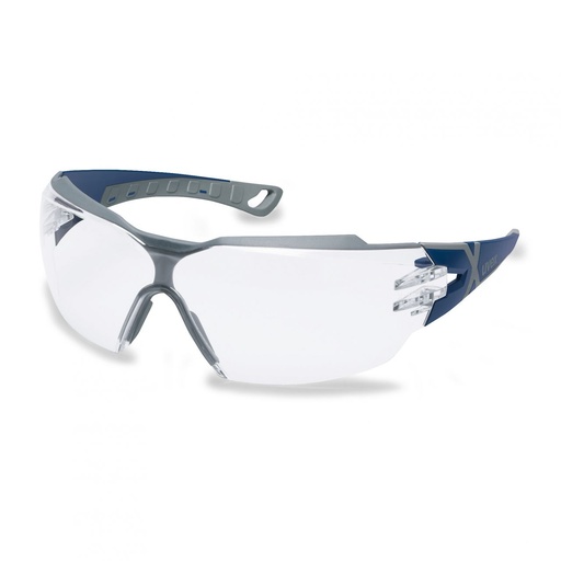 [UV9198257RT] Safety spectacles Uvex cx2, clear lense, supravisionv excellence coatong. blue/grey frame