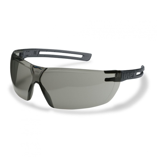 [UV9199280] Safety glasses Uvex X-fit, grey lens, supravision excellence (anfi scratch, anti fog) coating,  black earpiece