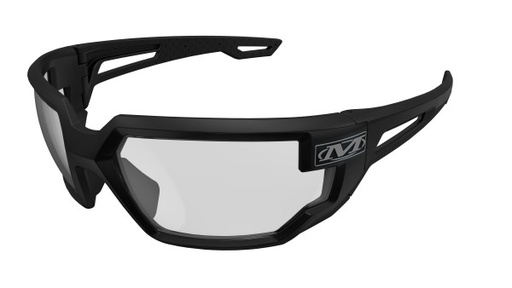 Mechanix Safety Spectacles Type-X,  Black Frame, Clear Lens