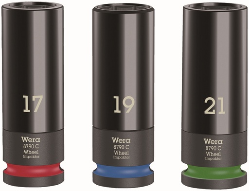 [WE05004595001] Wera velje löökpadrunite kmpl 3 osa 17-19-21mm