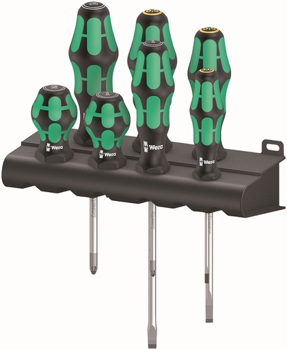 [WE05008901001] Wera 300/7 screwdriver set Mix 2, 7pcs, PZ + SL