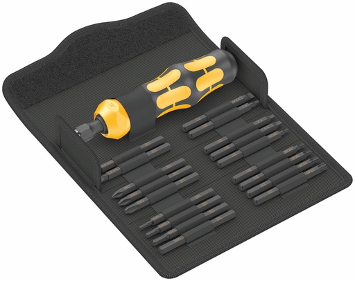 [WE05018111001] Wera Kraftform Kompakt 900 löök-kruvikeeraja, 19osa, tollmõõt