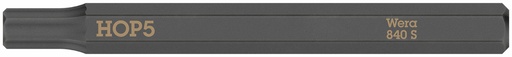 [WE05018152001] Wera 840 S bit for impact screwdriver Hex-Plus 5,0 x 70 mm