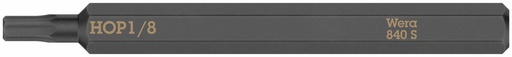 [WE05018154001] Wera 840 S bit for impact screwdriver Hex-Plus 1/8" x 70 mm