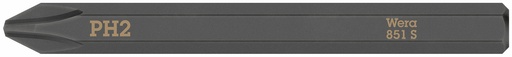 [WE05018161001] Wera 851 S bit for impact screwdriver PH 2 x 70 mm