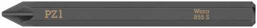 [WE05018163001] Wera 855 S bit for impact screwdriver PZ 1 x 70 mm