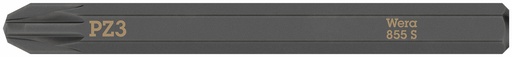 [WE05018165001] Wera 855 S bit for impact screwdriver PZ 3 x 70 mm